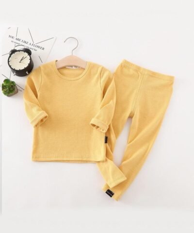 Mole & Otter Unisex Cotton Pajama Set - Little Kid