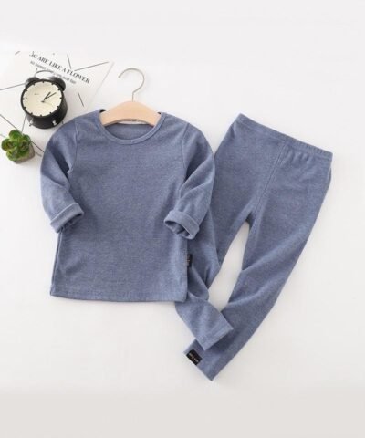 Mole & Otter Unisex Cotton Pajama Set - Little Kid