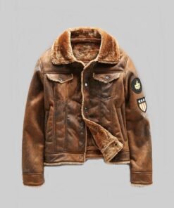 Ame Rag Military Bomber Tactical Leather Jackets