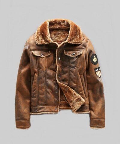 Ame Rag Military Bomber Tactical Leather Jackets