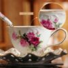British High-Grade Bone China Tea Cup Set