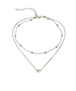 Steffe Sterling Silver Heart Pendant Necklace