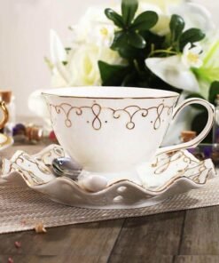 British High-Grade Bone China European Tea Cup Set