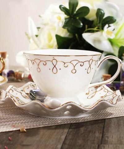 British High-Grade Bone China European Tea Cup Set