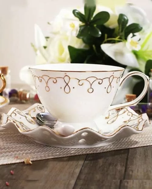 British High-Grade Bone China European Tea Cup Set