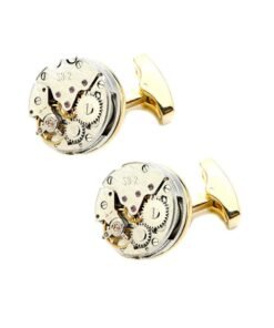 Steffe Men's Watch Movement Cufflinks