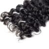 Cranberry Peruvian Human Hair 3 Bundles Deep Wave Bundles With Closure