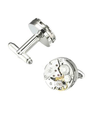 Steffe Men's Watch Movement Cufflinks