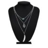 Steffe Layered Leaves Necklaces