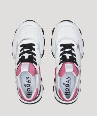 Hogan Hyperactive White, Pink, Silver