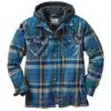 Asstseries Multicolor Cotton Plaid Hooded Shirt Jacket