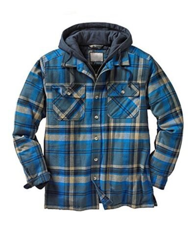 Asstseries Multicolor Cotton Plaid Hooded Shirt Jacket
