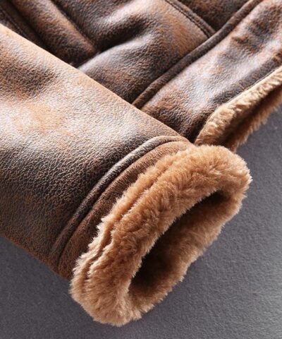 Ame Rag Military Bomber Tactical Leather Jackets