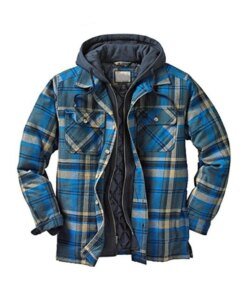 Asstseries Multicolor Cotton Plaid Hooded Shirt Jacket