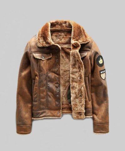 Ame Rag Military Bomber Tactical Leather Jackets