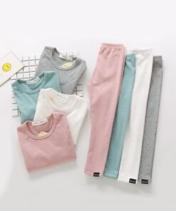 Mole & Otter Unisex Cotton Pajama Set - Little Kid