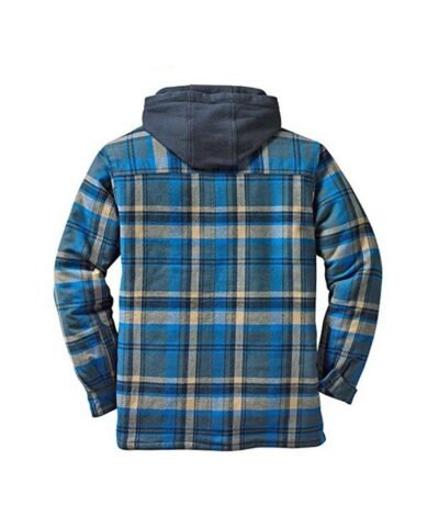 Asstseries Multicolor Cotton Plaid Hooded Shirt Jacket