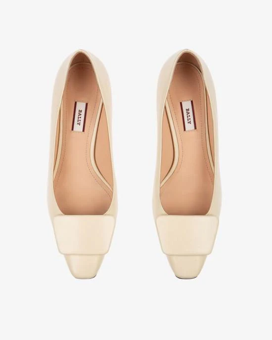 Bally Claudie Leather 45 Pumps In White