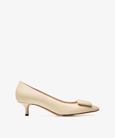 Bally Claudie Leather 45 Pumps In White