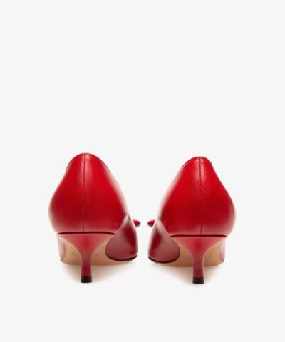 Bally Claudie Leather 45 Pumps In Red