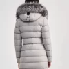 Mackage Calla Down Coat With Removable Silverfox Fur Trim