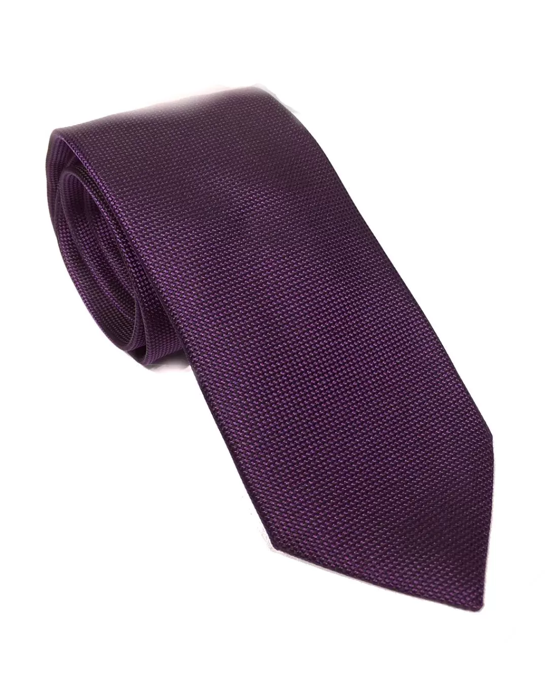 Ermenegildo Zegna Men Slim Silk Neck Tie Purple