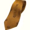 Ermenegildo Zegna Men Crown Silk Neck Tie, Gold