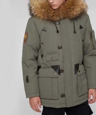 Dsquared2 Funnel Neck Quilted Shell Jacket