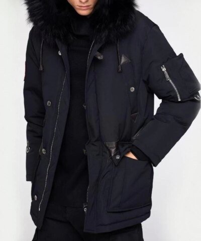 Dsquared2 Funnel Neck Quilted Shell Jacket