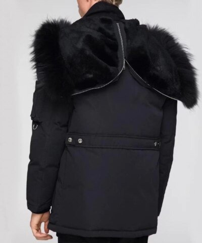 Dsquared2 Funnel Neck Quilted Shell Jacket