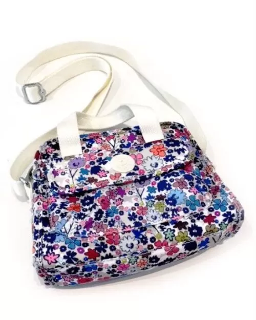 Kipling Flower Print Bloom Multi Color Satchel