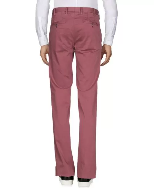 Canali Burnt Sienna Cotton 5-Pocket Pants