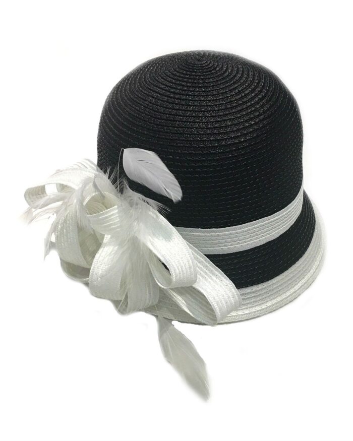 Fine Millinery by August Hat Co Girly Swirls Dress Cloche Hat