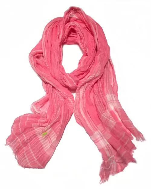 Lauren Ralph Lauren Leaf-Print Check Scarf