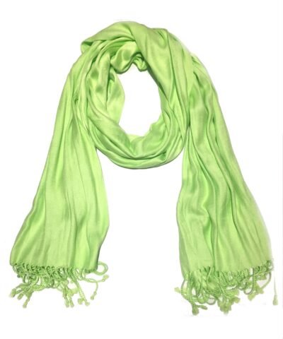 INC International Concepts Women's Solid Fringe Scarf Wrap, Chartreuse Green