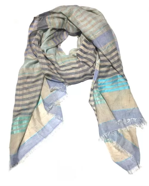 Steve Madden Women's Multi Stripe Oversize Wrap Scarves