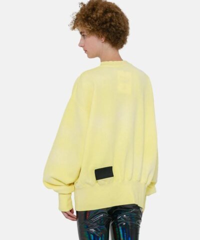 We11done Iridescent Logo Sweatshirt