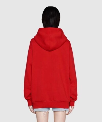 Gucci Star Embroidered Applique Double G Logo Hoodie