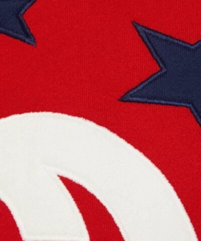 Gucci Star Embroidered Applique Double G Logo Hoodie