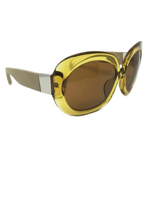 Linda Farrow Row42C3 Sunglasses Ochre Yellow