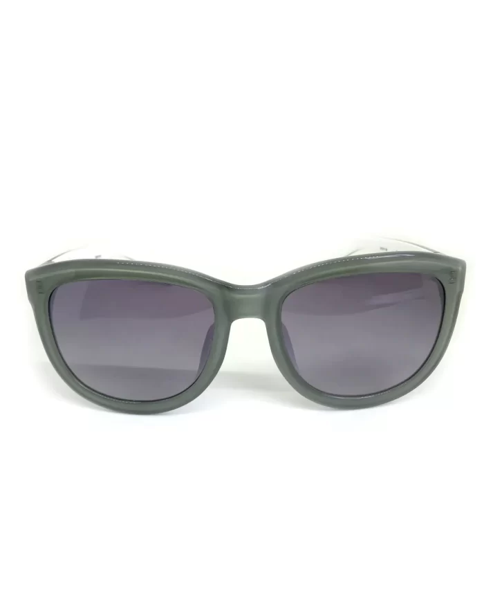 LINDA FARROW TEMPLE D-FRAME SUNGLASSES