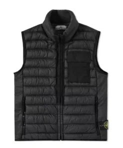 Stone Island Gilet - Garment Dyed Micro Yarn Down Packable