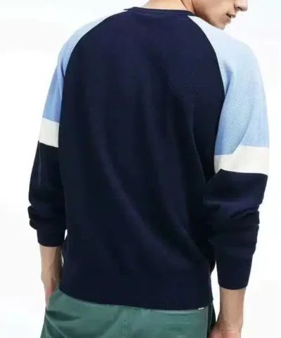 Lacoste Crew Neck Colorblock Cotton Sweater