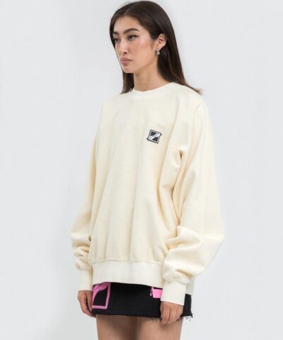 We11done Chest Logo-Patch Sweatshirt