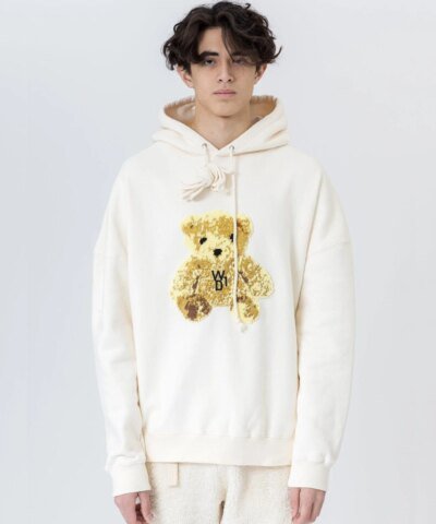 We11done Embroidered Teddy Hoodie