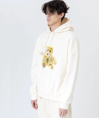 We11done Embroidered Teddy Hoodie