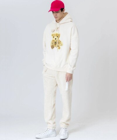 We11done Embroidered Teddy Hoodie