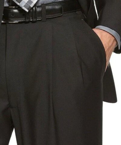 IZOD Two-Button Black Solid Suit-IZOD-Fashionbarn shop