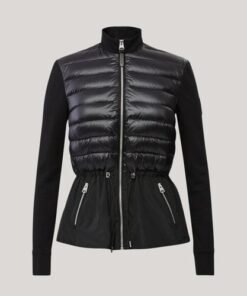 Mackage JOYCE Mixed-Media Jacket With Peplum