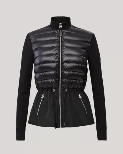 Mackage JOYCE Mixed-Media Jacket With Peplum